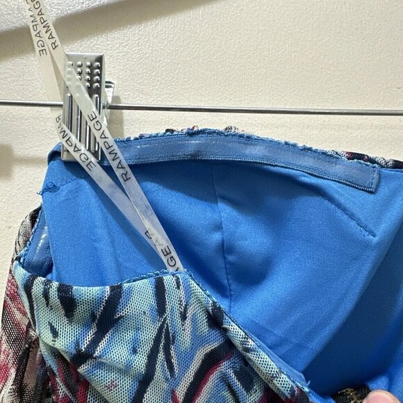 2/$30 Rampage Ruched Bodycon Strapless Mini Dress Size S Y2K Boho Hoco Western - Picture 14 of 15